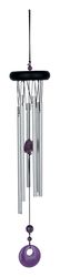 Woodstock Chimes Signature Purple Aluminum/Wood 17 in. Wind Chime