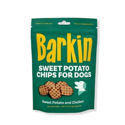 Barkin Sweet Potato and Chicken Grain Free Treats For Dogs 4 oz