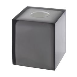 Avanti Linens Soho Clear Smoke Plastic Tissue Cube