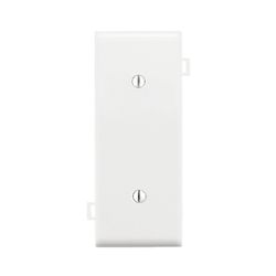 Leviton White 1 gang Thermoplastic Nylon Blank Wall Plate 1 pk