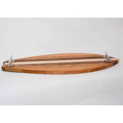 Coastal Carolina Natural Wood Modern, Contemporary, Beach Tray 1 pc