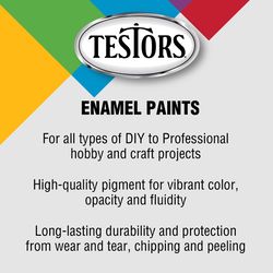 Testors Metallic Silver Hobby Paint 0.25 oz