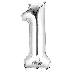 Anagram Balloons Number 1 Foil Balloon 1 pk