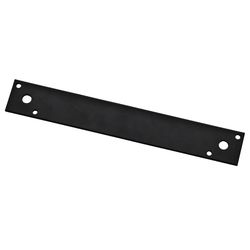 National Hardware 10 in. H X 1.5 in. W X 0.125 in. D Black Carbon Steel Flat Strap Brace