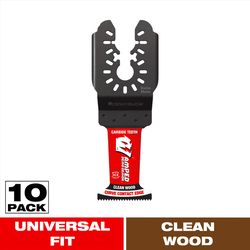 Diablo AMPED Demo Demon 1-3/4 in. L X 1-1/4 in. W Carbide Clean Wood Oscillating Blade 10 pk