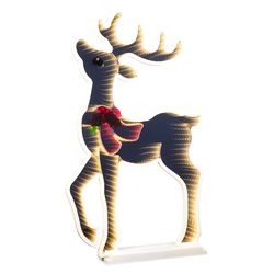 Celebrations LED Infinity Heads-up Deer 30 in. Yard Decor
