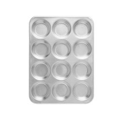 Nordic Ware Naturals 9.5 in. W X 12.9 in. L Muffin Pan Silver 1 pc