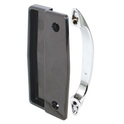Prime-Line 1.875 in. L Black Plastic Sliding Door Edge Pull