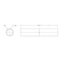 SteelWorks 1 in. D X 4 ft. L Round Aluminum Tube