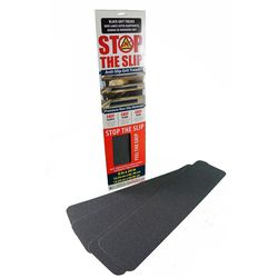 Handi-Treads 6.5 in. W X 25.5 in. L Unfinished Black Vinyl Safety Step Thread Strip