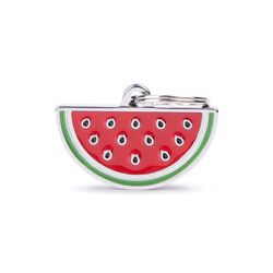 MyFamily Food Red Watermelon Metal Dog Pet Tags