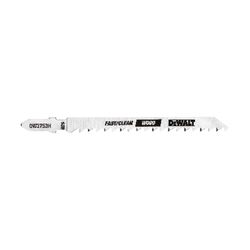 DEWALT 4 in. High Carbon Steel T-Shank Jig Saw Blade 6 TPI 5 pk