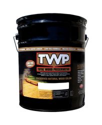 TWP 1500 Series Flat/Matte Pecan Semi-Transparent Oil-Based Wood Preservative 5 gal