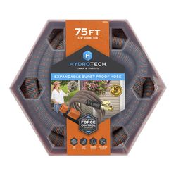 Hydrotech 5/8 in. D X 75 ft. L Medium Duty Professional Grade Expandable Lightweight Garden Hose