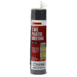 Frost King Plastic Sheeting 3 mil X 10 W X 25 ft. L Plastic Black