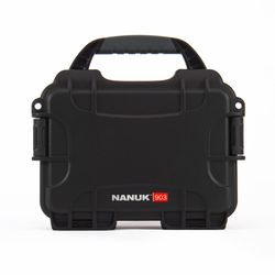 Nanuk 903 6.8 in. W X 3.8 in. H Cubbed Foam Waterproof Case Resin Black