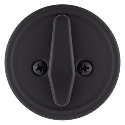 Brinks Commercial Matte Black Zinc Single Cylinder Deadbolt