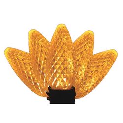 Holiday Bright Lights LED PS C9 Yellow 25 ct Christmas Light Bulbs