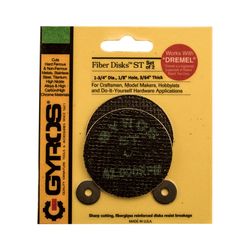 Gyros Tools Fiber Disks ST 1-3/4 in. D X 1/8 in. X 1/32 in. thick Fiberglass Super Tensile Strength