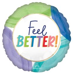 Anagram Balloons Feel Better Collage Foil Balloon 1 pk