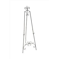 65 in. H X 22.5 in. W X 30.13 in. L Black Traditional Easel Metal