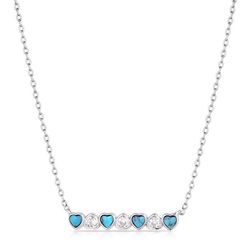 Montana Silversmiths Women's Alternating Hearts Necklace
