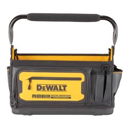 DeWalt Ballistic Nylon Open Top Tool Tote Tool Tote 36 pocket Black/Yellow 1 pc