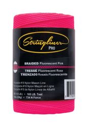 Stringliner Pink Braided Chalk Line Refill 500 ft. Pink