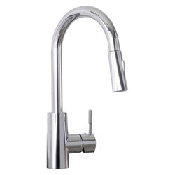 LDR One Handle Chrome Pull-Down Kitchen Faucet