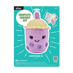 Bucilla Sarah the Boba Tea Amigurumi Crochet Kit 1 pk