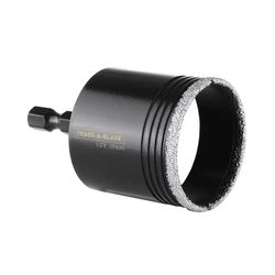 Trade A Blade Diamond 1-3/8 in. L X 1/4 in. D Hole Saw Arbor Included