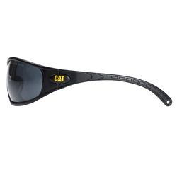 CAT Anti-Fog Tread Adjustable Safety Glasses Smoke Lens Black/Yellow Frame 1 each