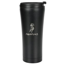 Aquapelli 16 oz Midnight Black BPA Free Vacuum Insulated Bottle