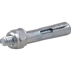 HILLMAN 1/4 in. D X 1-3/8 in. L Steel Hex Head Sleeve Anchors 50 pc