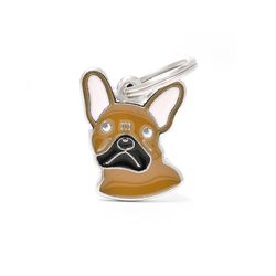 MyFamily Friends Brown French Bulldog Metal Dog Pet Tags Medium
