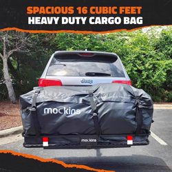 Mockins 16 CuFt Black Weatherproof Cargo Bag (58x20x24) Cargo Bag Cars/SUVs 1 pk