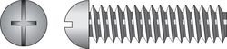 HILLMAN No. 8-32 Ga. X 1/4 in. L Combination Round Head Zinc-Plated Steel Machine Screws 100 pk