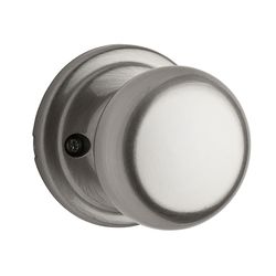 Kwikset Signature Hancock Knob Satin Nickel Door Lock N/A in.