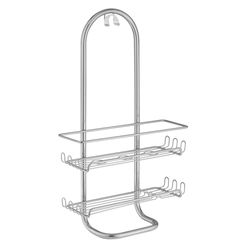 iDesign Classico 21 in. H X 4.5 in. W X 12 in. L Silver Shower Caddy
