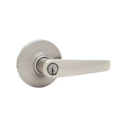 Kwikset Delta Lever Satin Nickel Entry Lockset