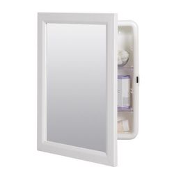 Zenna Home 22.38 in. H X 16.38 in. W X 5 in. D Rectangle Medicine Cabinet/Mirror