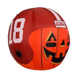 Sporticulture College 4 ft. LED Alabama Crimson Tide Jack-O-Helmet Inflatable
