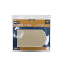 Projex Beige 1 in. Adhesive Felt Chair Glide 4 pk