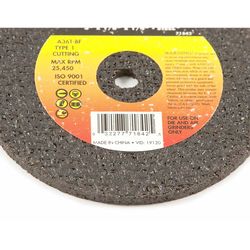 Forney 3 in. D X 1/4 in. X 1/8 in. thick Aluminum Oxide Metal Cut-Off Wheel 1 pc