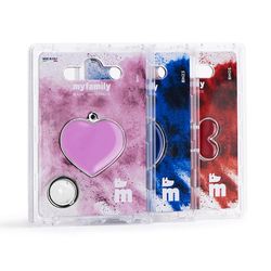 MyFamily Basic Handmade Pink Small Heart Aluminum Dog Pet Tags Small