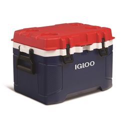 Trailmate Blue/Red/White 50 qt Cooler