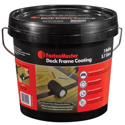 FastenMaster Deck Frame Coating Black Liquid Rubber Sealant Coating 1 gal