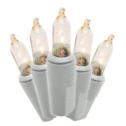Brite Star Incandescent Mini Clear 100 ct String Christmas Lights 20.5 ft.