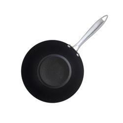 Nordic Ware Aluminized Steel Wok Black