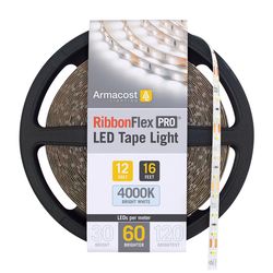 Armacost Lighting RibbonFlex Pro 16.4 ft. L White Hardwired LED Strip Tape Light Kit 1 pk